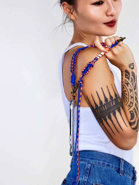 Cyan Crossbody Mobile Phone / Bag Strap