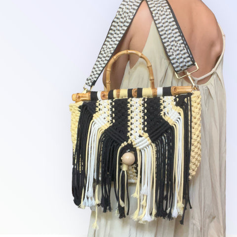 Tassie Handcarry Doctor Bag with Rattan Handles