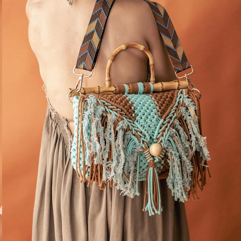 Quinn Baby Blue & Molasses Handcarry Doctor Bag