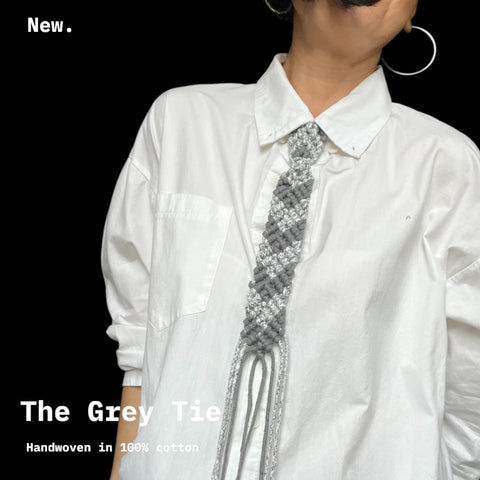 Bound Grey Tie